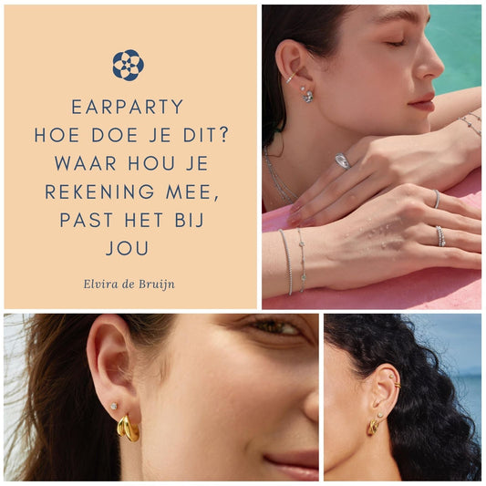 Earparties: het stylen van je oor met meerdere sieraden