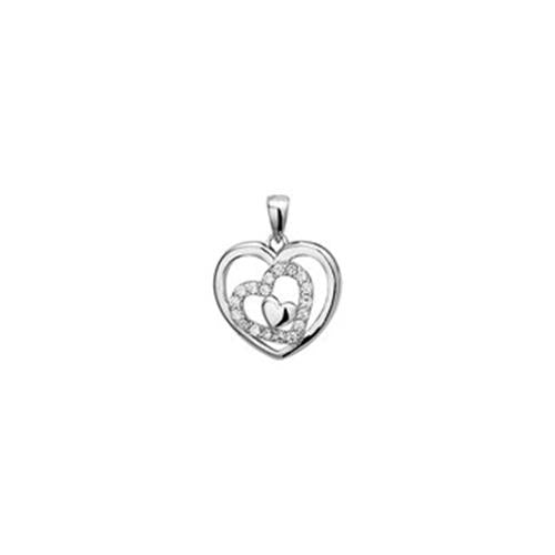 Zilver Hang Hart Zir