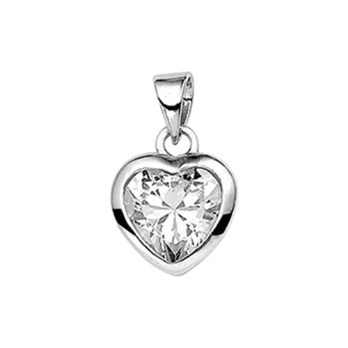 Zilver Hang Hart Zir