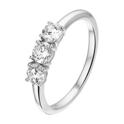 Zilver Zirkonia Ring