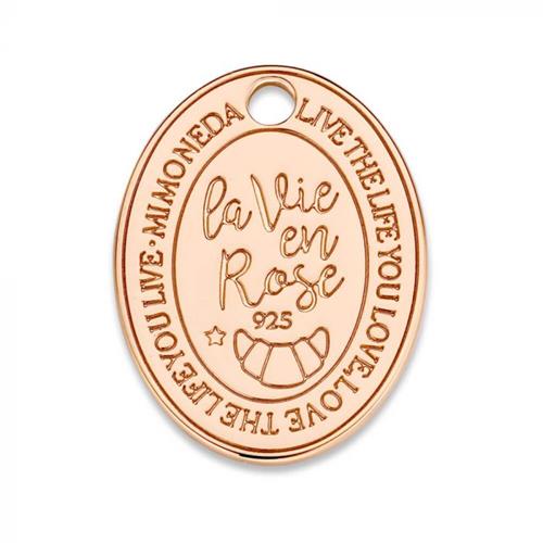 MMM Rose Oval Tag
