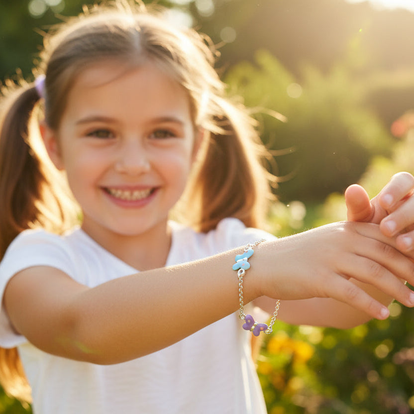 kinder vlinder armband 